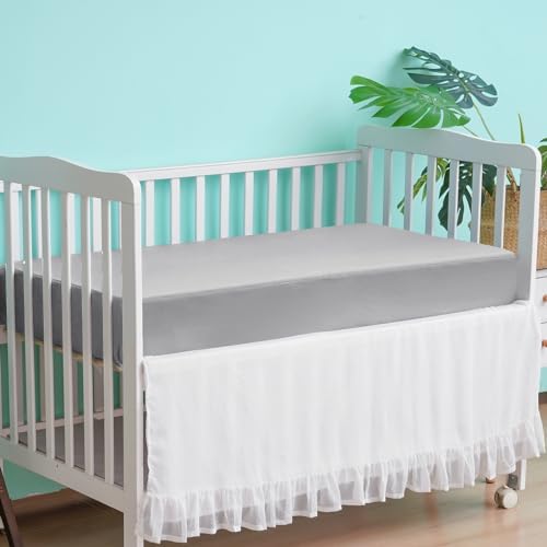 Davids Kids Waterproof Crib Sheets 2 Pack Navy Blue Highclass Grey