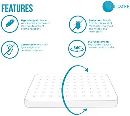 Waterproof Zippered Mattress Cover for Crib - Breathable and Safe