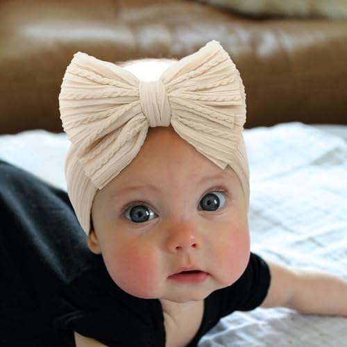 DRESHOW BQUBO 5 Pack Baby Headbands with Bows