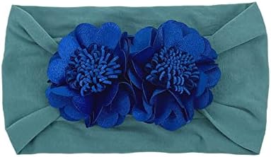 EnJoCho 20 Pack Stretch Floral Headbands for Babies 0-3 Years