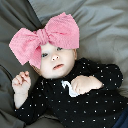 Totority 3pcs Baby Bow Headbands for Newborn Toddler
