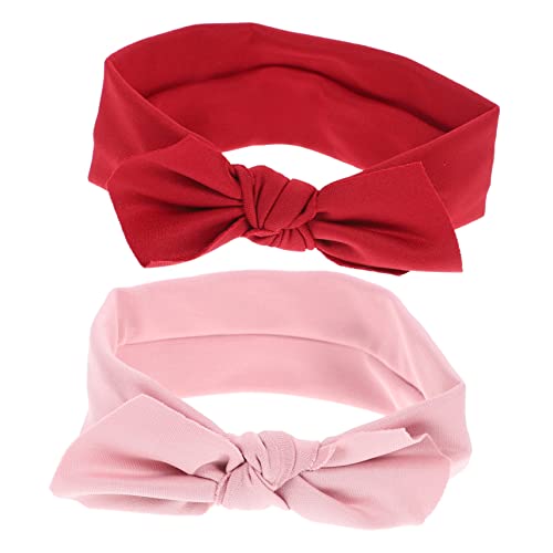 2pcs Oversized Hair Bows Headbands for Baby Girls 1