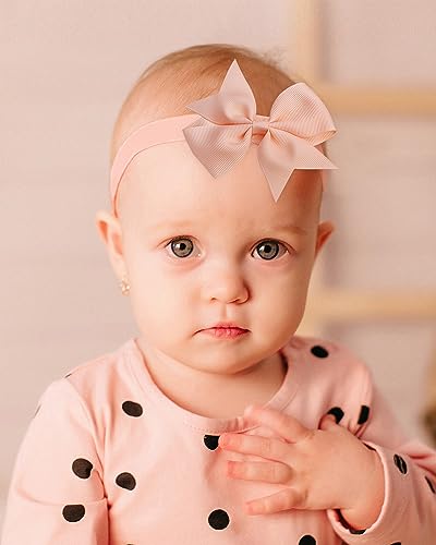 Jollybows 18pcs Baby Girls Headband Chiffon Flower and 40pcs Hair Bows Accessories