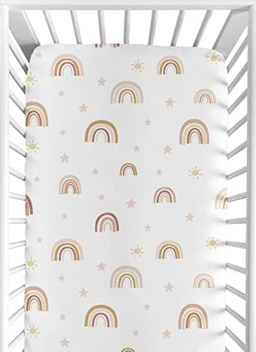 Sweet Jojo Designs Boho Rainbow Crib Sheet Set 2 Pack