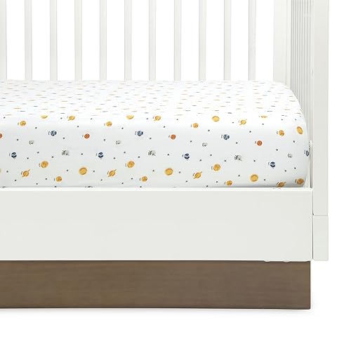 Delta Children 3-Pack Fitted Crib Sheets - Space Exploration Design