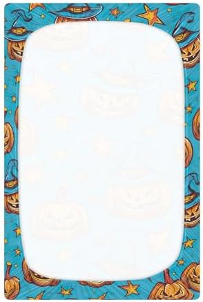 Qilmy Pumpkin Fitted Crib Sheet for Baby