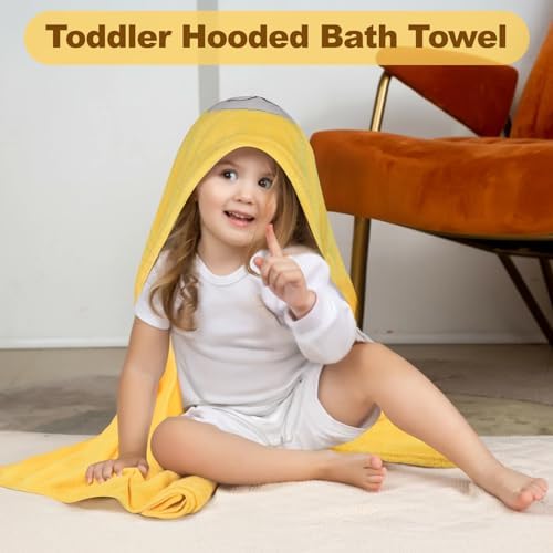 Toddler Bath Towel with Hood - 275 x 55 Ultra Soft and Absorbent