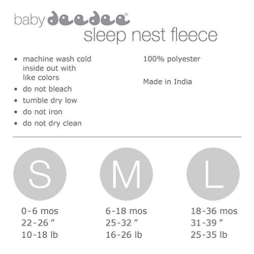 Baby Deedee Sleeping Bag - Premium Polar Fleece Mocha Medium 6-18 Months