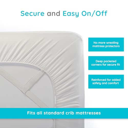 PUREgrace Tencel Mattress Protector for Cribs Todlers