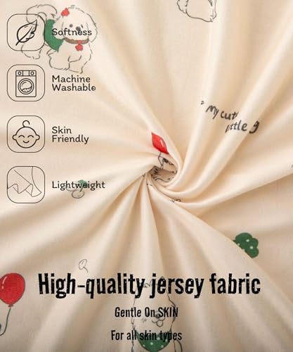 SDY Dog Jersey Crib Sheets 2 Pack Fitted