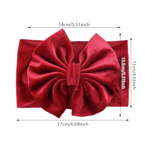 Valentines Bow Headband for Baby Girls