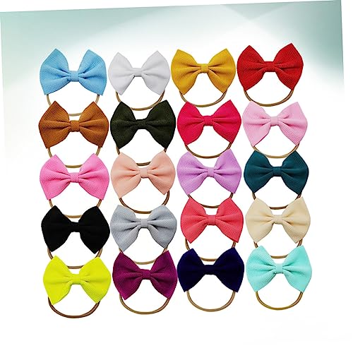 NOLITOY 20Pcs Bowknot Headbands for Boy Girl 1