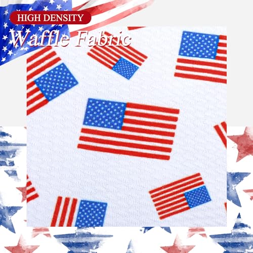 YanJie 4th of July Baby Headband Set - 2 PCS Stretchy Bows