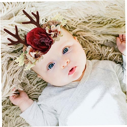 Happyyami 2Pcs Flower Headbands for Newborns and Kids