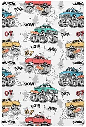 Litebear Monster Trucks Crib Sheet - Fitted Boys Girls