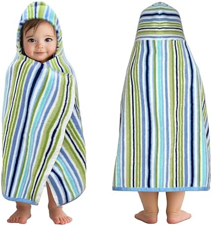 Original Kids Hooded Baby Towel - Blue Multi 24x30
