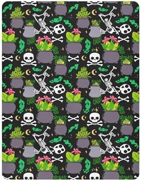 Qilmy Halloween Fitted Crib Sheet for Baby Soft Breathable