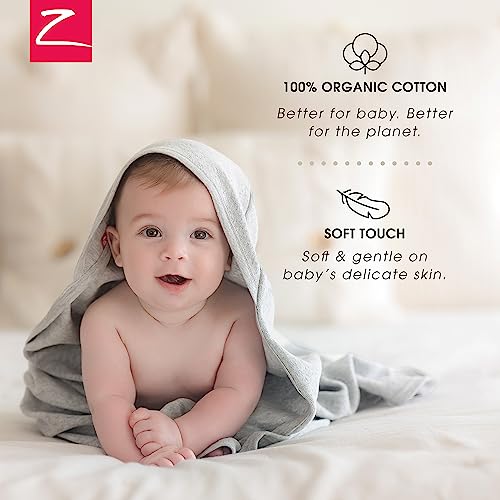Zutano Organic Cotton Baby Hood Towel Set