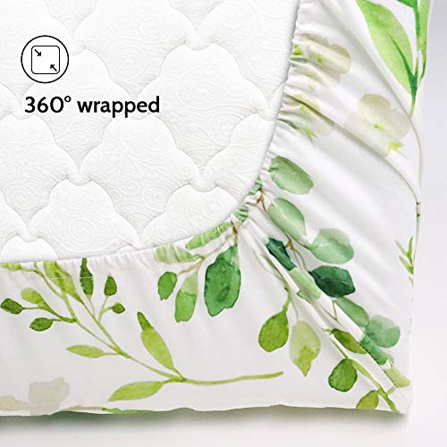 HNHUAMING Neutral Crib Sheets 52x28 Inch Ultra Soft Breathable