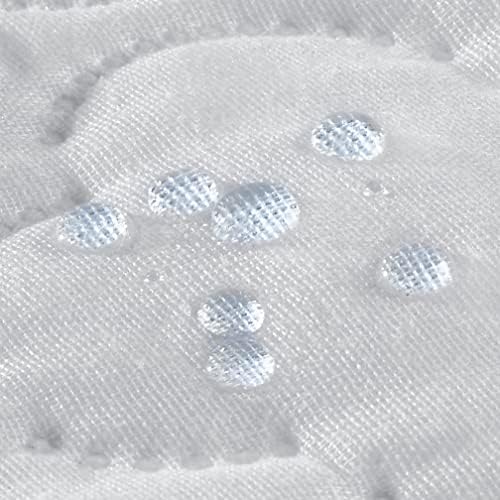 Sealy Baby Cooling Moisture Wicking Crib Mattress Protector Pad 52x28 White