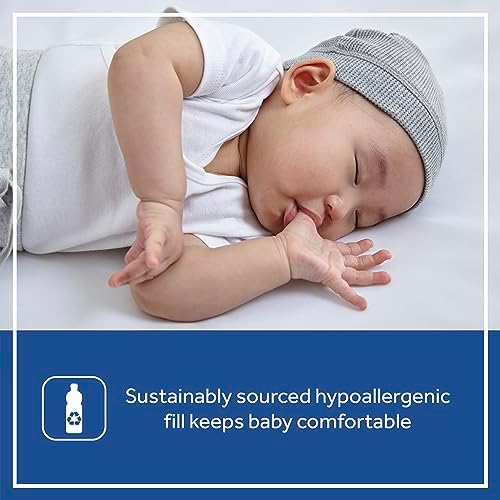 Sealy Baby Allergy Protection Plus Crib Mattress Cover 52 x 28-White
