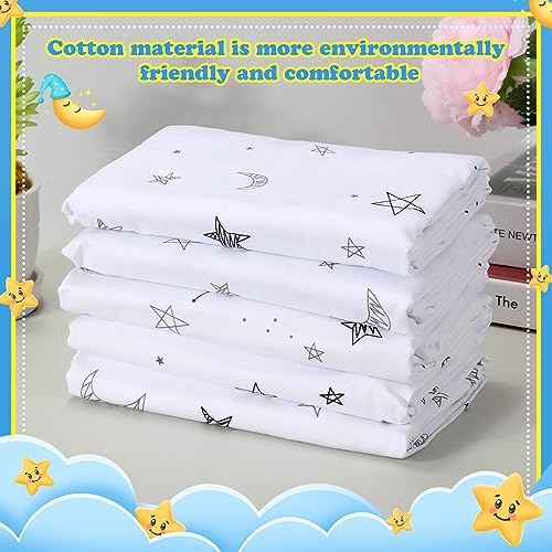 20 Pcs Daycare Cot Bed Sheets Star Moon Style