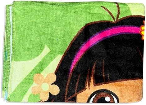 Dora the Explorer Explorers Wanted Velour Hooded Towel 1