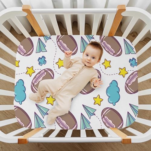 KICPOAY Cartoon Crib Sheets for Baby Toddler