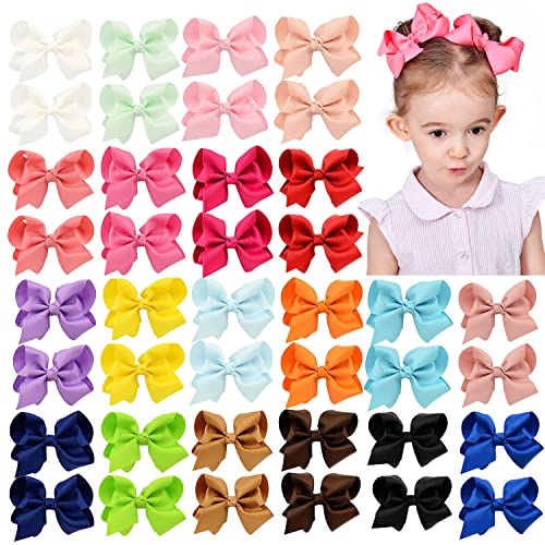 YLEN Hair Bows for Girls with Alligator Clips 120PCS