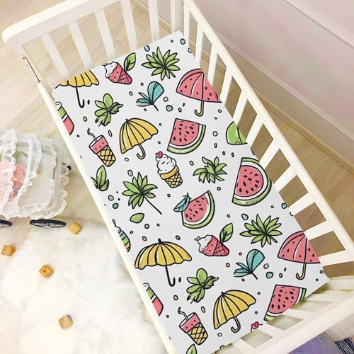 Qilmy Soft Breathable Crib Sheet for Baby