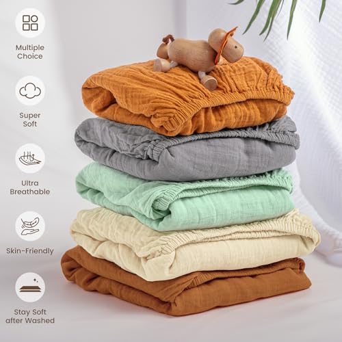 Davids Kids Muslin Crib Sheets 2 Pack