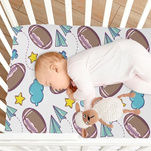 KICPOAY Cartoon Crib Sheets for Baby Toddler