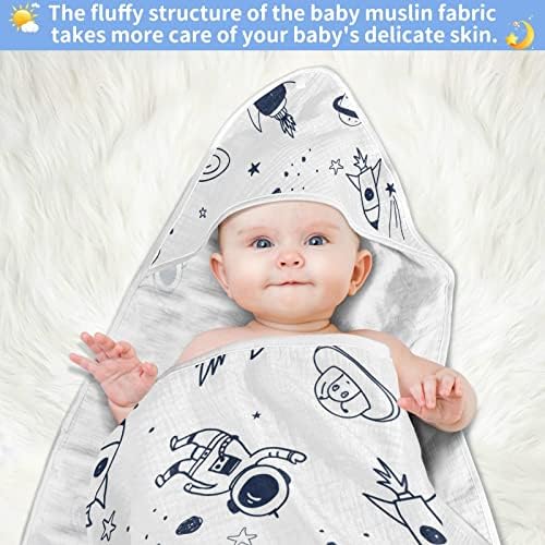 GOODOLD Space Pattern Baby Towel 30x30 Inch