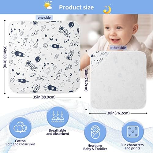 GOODOLD Space Pattern Baby Towel 30x30 Inch