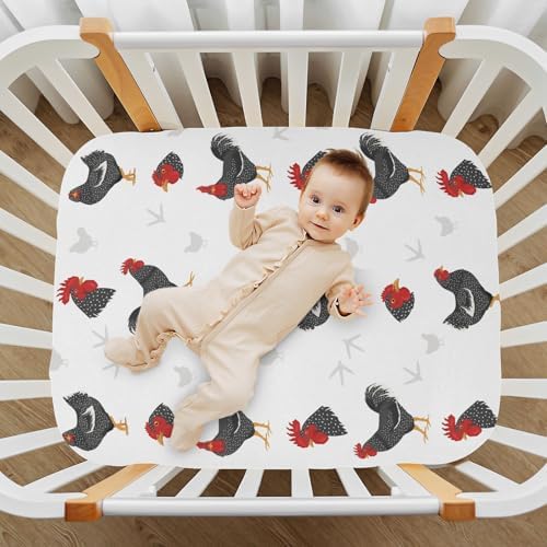 California Grey Stretchy Crib Sheets for Baby Toddler