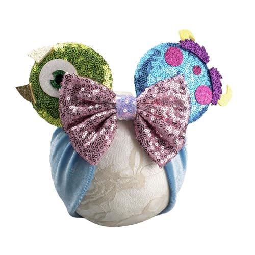JIAHANG Baby Girl Monster Mouse Ears Turban Headband