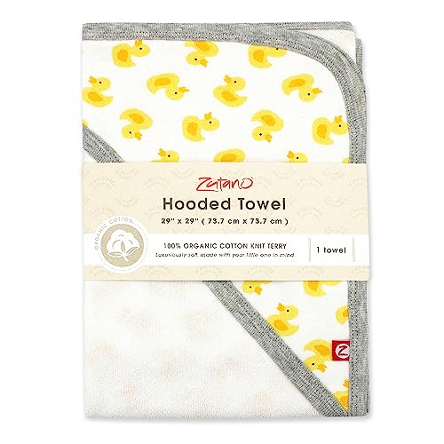 Zutano Organic Cotton Baby Hood Towel Set