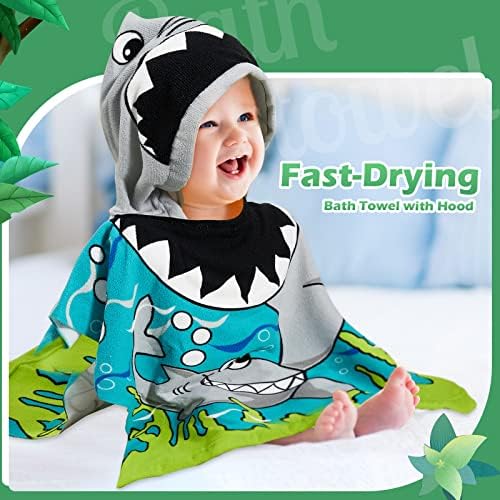 Chumia 3 Pack Hooded Beach Towels for Kids