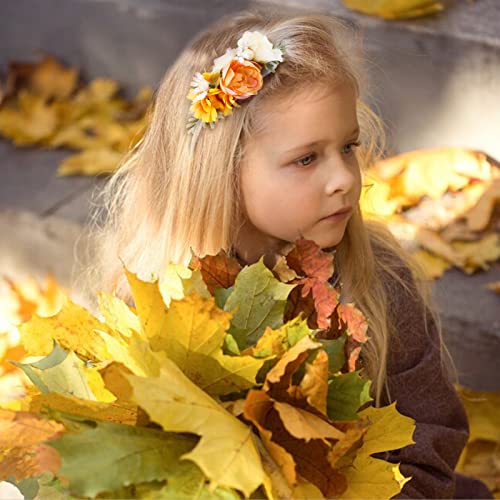 Baby Girl Floral Headbands - 3pcs Stretchable Hairband