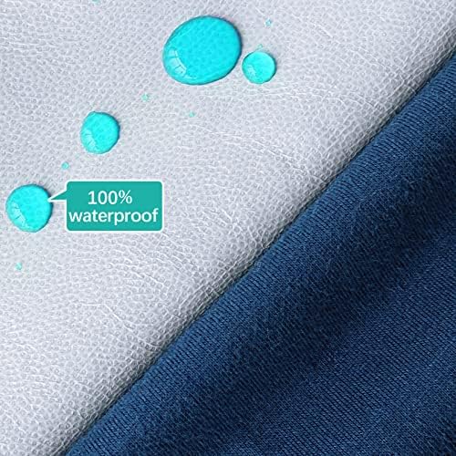 Biloban Waterproof Crib Sheets 2 Pack Navy