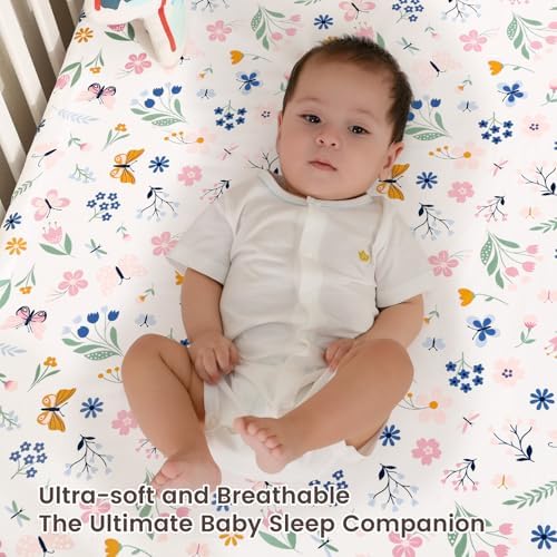 Davids Kids 3 Pack Crib Sheets Ultra Soft Breathable