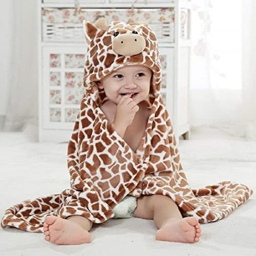 Gneliwm Baby Hooded Swaddle Wrap Blanket