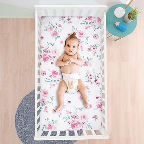 Davids Kids 100 Cotton Fitted Crib Sheets 2 Pack 1