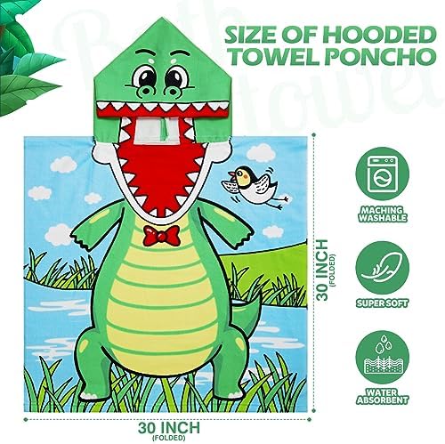 Chumia 3 Pack Hooded Beach Towels for Kids 1
