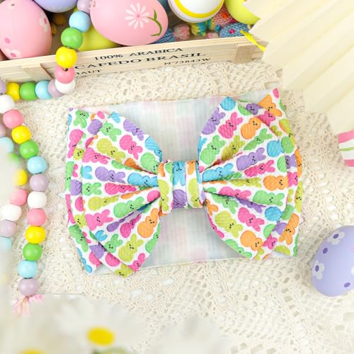 Easter Headband Bows for Baby Girls Pink Purple