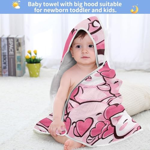PaChyLuu 35x35 Inch Baby Hooded Towel
