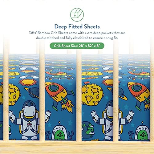 TAFTS 100 Bamboo Viscose Crib Sheets