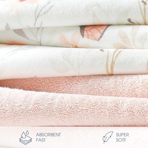 GRSSDER 2 Pack Baby Hooded Towels for Newborn