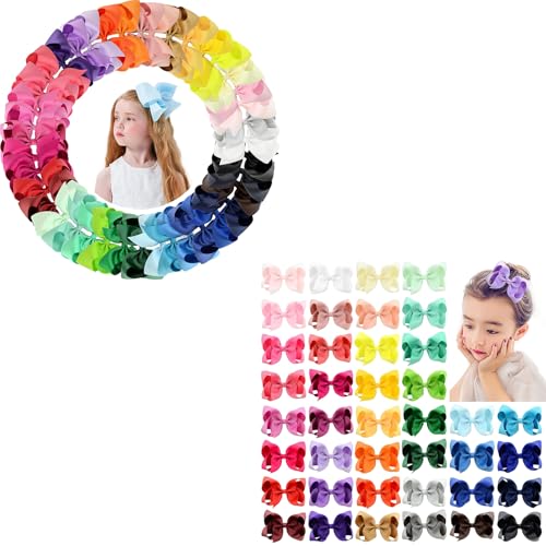 YHXX YLEN 80pcs Toddler Hair Bows with Clips