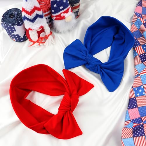 Handmade 4th of July Police Day Baby Bows Headbands